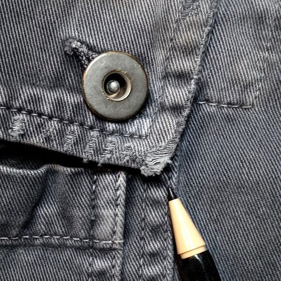 Vintage Y2K American Eagle Cargo Shorts Mens Size 32 Black Distressed - Picture 2 of 8